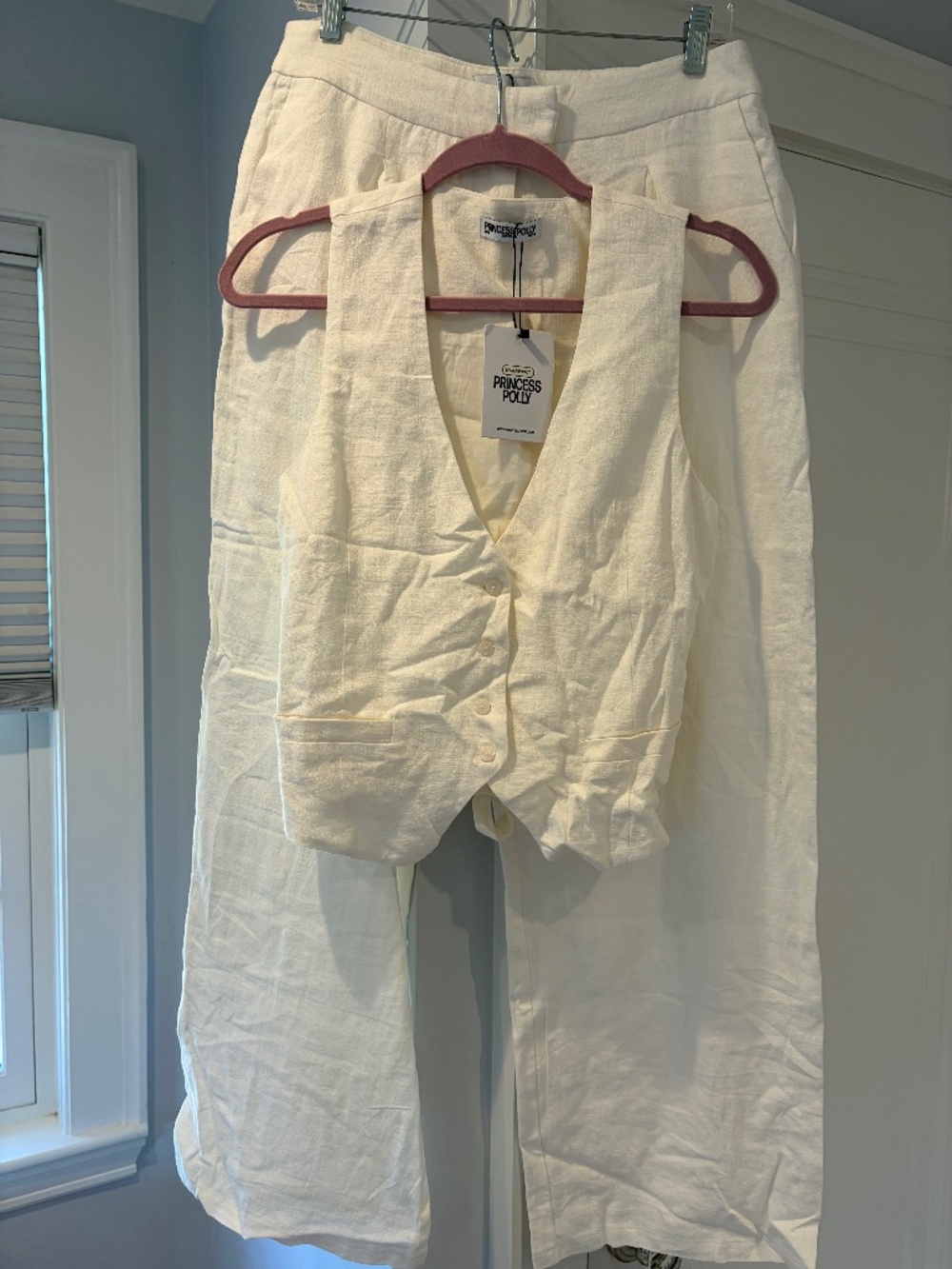 NWT!! Princess Polly Matching Linen Pant/Vest Set